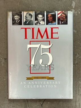 TIME 75 Years Anniversary Hardcover Book with  original dust cover.
